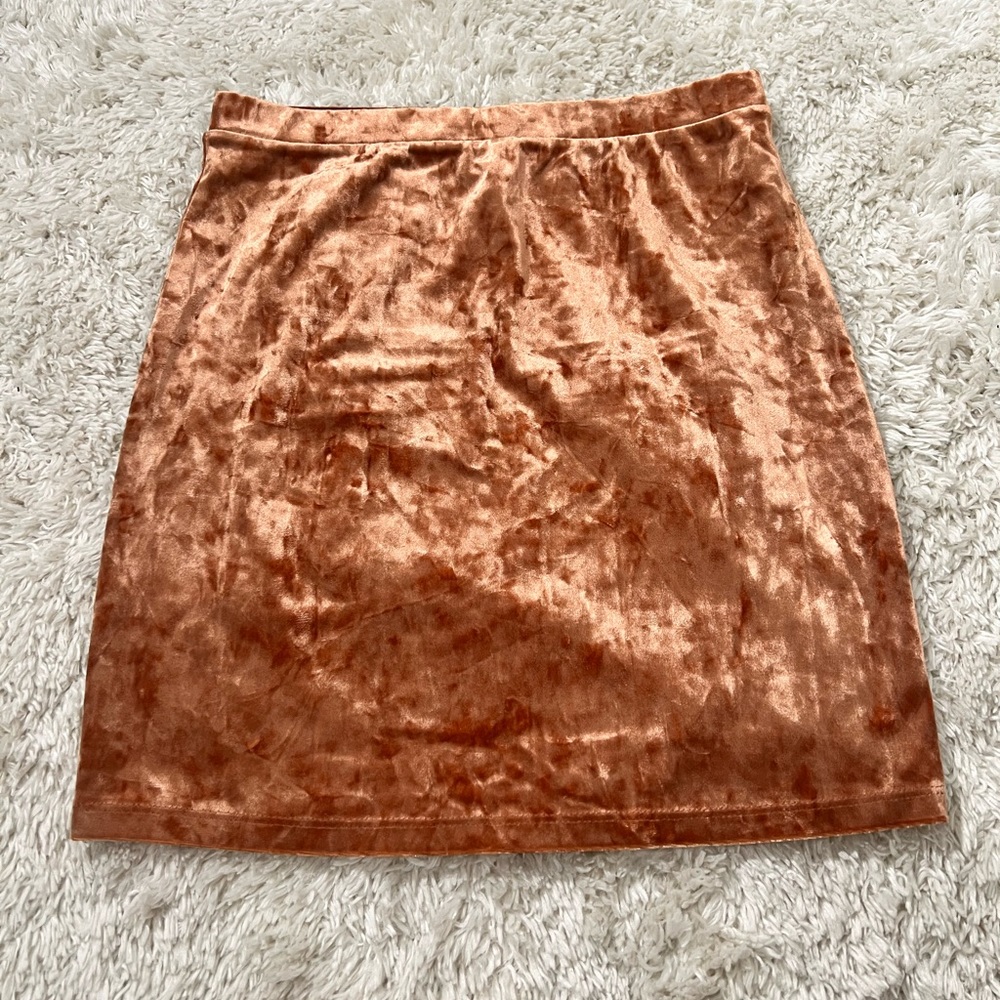 Suede Mini Skirt